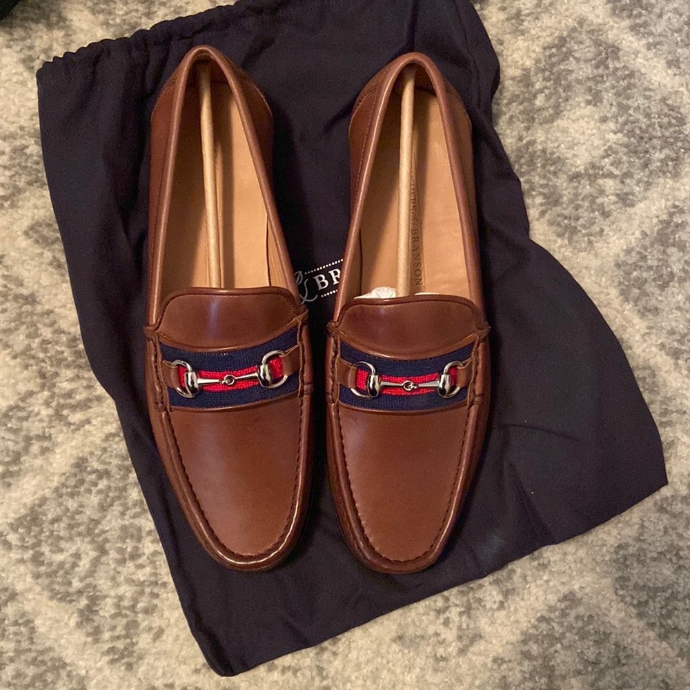 Smathers and Branson Needlepoint Bit loafers